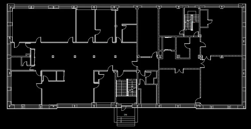 Bliss Hall Second Floor Plan