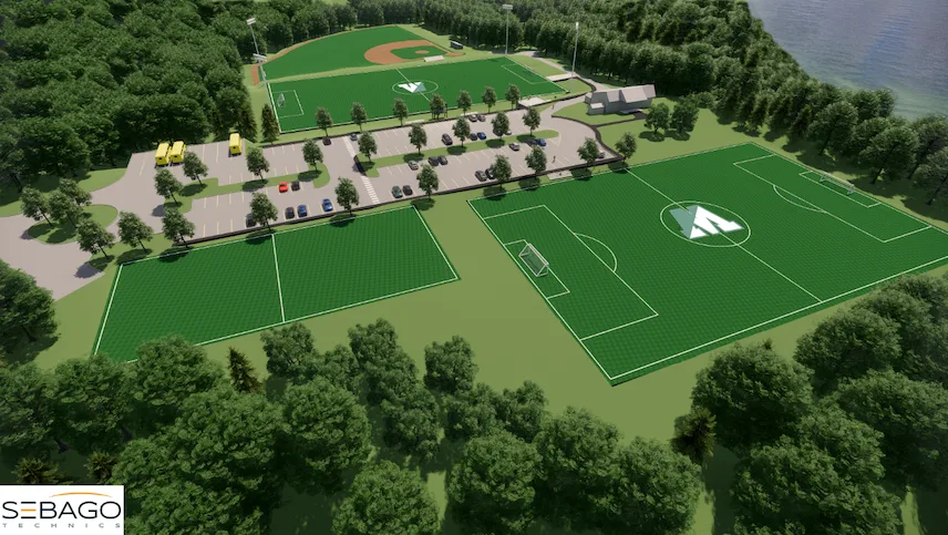 Waynflete School 3D Model|Fall Brook Commons 3D Model